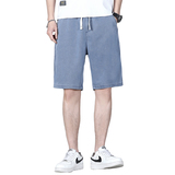 夏季莱赛尔天丝短裤男宽松大码直筒潮流休闲薄款五分裤1049-P36，商品下架区，电商A318