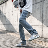 INS高街水洗美式vibe裤子微喇宽松直筒牛仔裤潮男女7140-P40,男装牛仔裤,电商A318,电商基地 INS高街水洗美式vibe裤子微喇宽松直筒牛仔裤潮男女7140-P40,男装牛仔裤,电商A318,电商基地