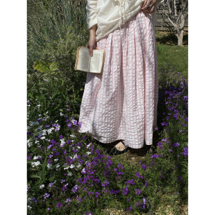 型集丝坊肌理泡泡棉松紧腰伞裙 版 雏菊BellisPerennis2026SS 经典