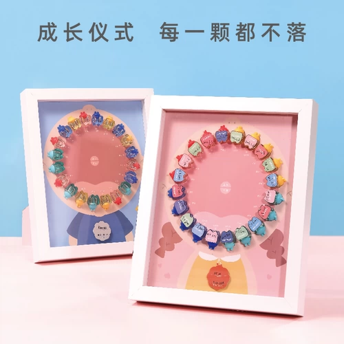 Настенная фоторамка для мальчиков и девочек для молочных зубов, детский сувенир