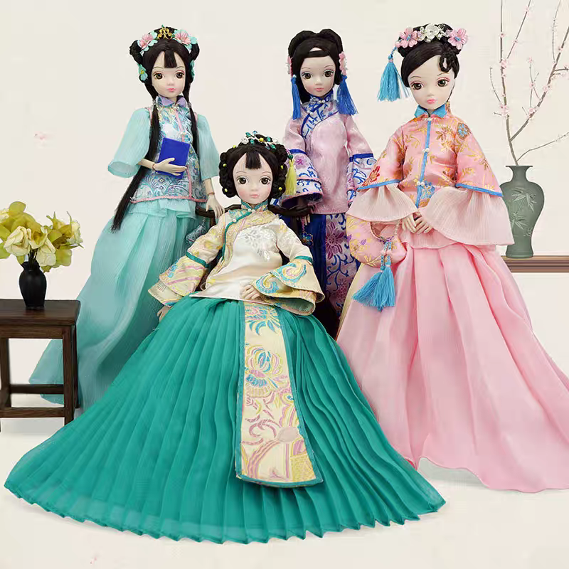 古装芭芘可儿娃娃故宫宫廷格格心怡小布叶罗丽女兵人朵精灵OB BJD