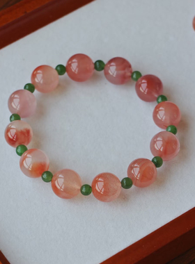 【长安的荔枝】夏日新品透粉新中式手串 3602