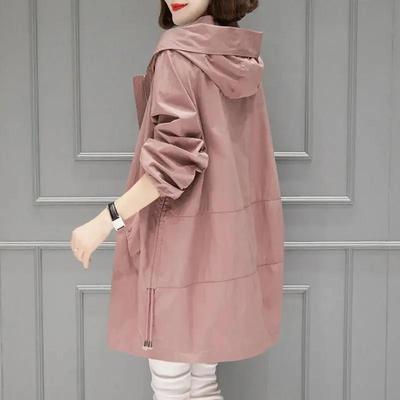 胖mm秋冬风衣中长款棒球服