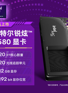英特尔锐炫Arc B580 12G台式机独立显卡电竞游戏专业设计显卡