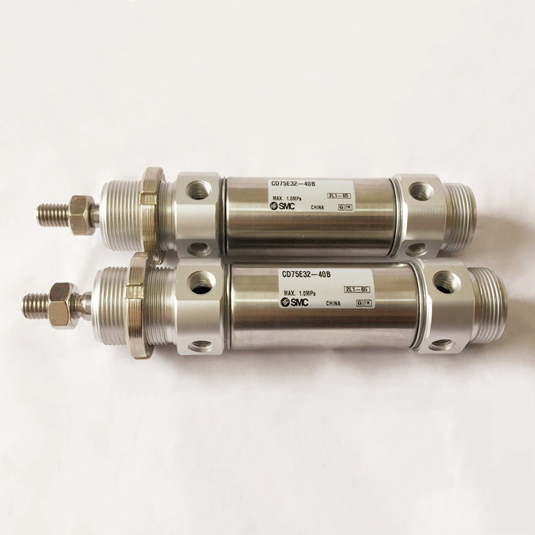 SMC标准气缸C75E40-CD75E40-175-200-225-250-275-C-L-M-G-U-A-B