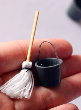 ob11场景拍摄生活拖把微缩模型