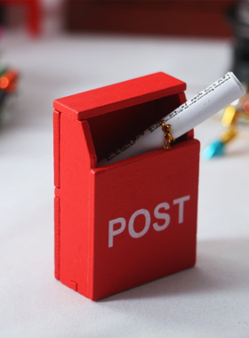 娃娃屋迷你信箱圣诞节bjd袖珍