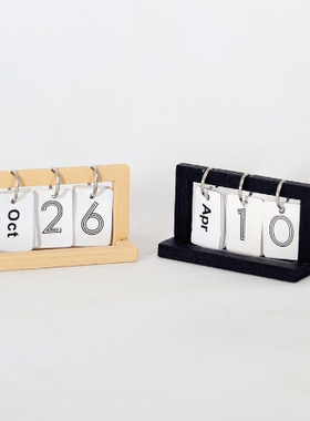 木质仿真台历卡通娃娃屋小布配件