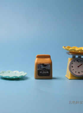 厨房电子台秤袖珍食玩ob11娃娃屋