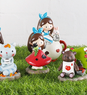 仙境奇遇记儿童房可爱风装饰摆件