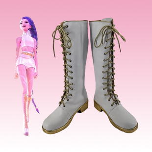 Kpop猎魔女团 rumi 鲁米 cos鞋cosplay来图定制鞋靴