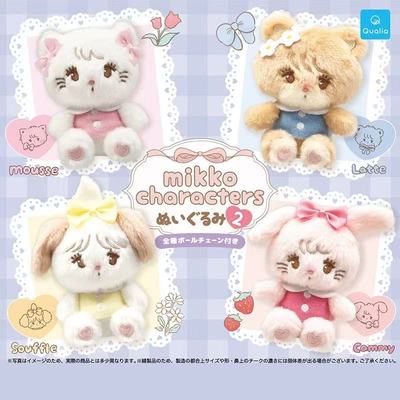 日本正版Mikko毛绒扭蛋第2弹