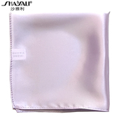 沙雅利丝绸纯色真丝手帕宝宝口水巾男士 口袋巾女士手绢擦汗巾手巾