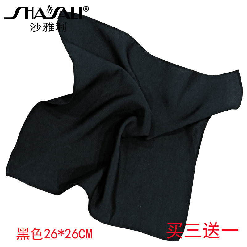 丝绸仿真丝手帕纯色素色手绢