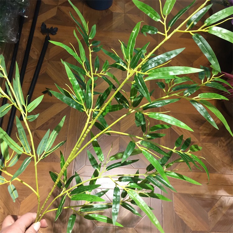 新品立体仿真竹叶假竹子叶子