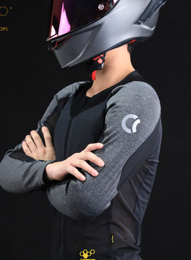 CC PROTECTORS摩托机车短袖防摔护肘护具透气散热骑行马甲护甲衣