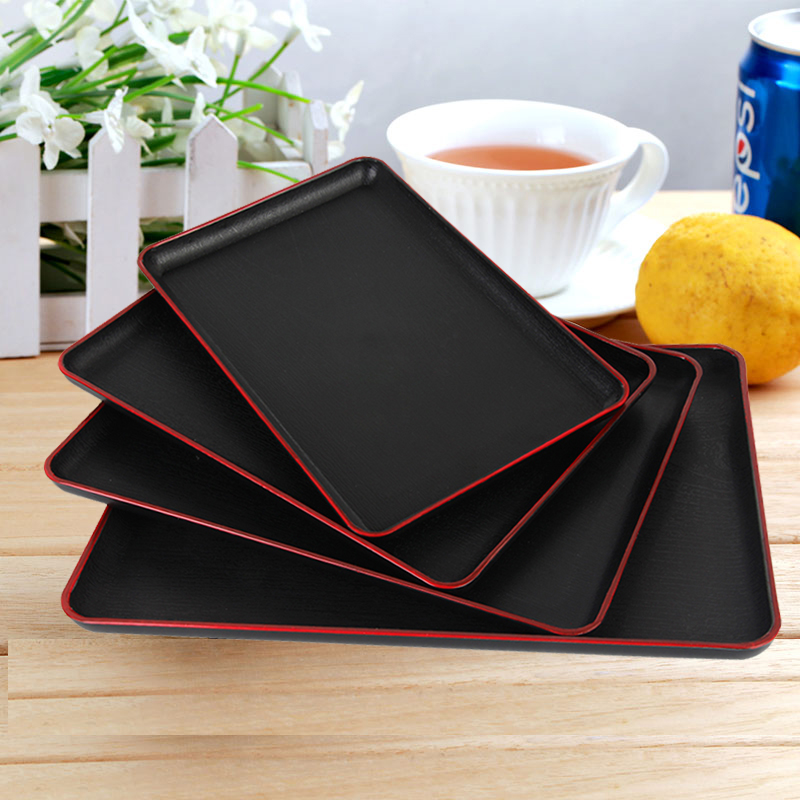 托盘餐厅食堂自助日式长方形