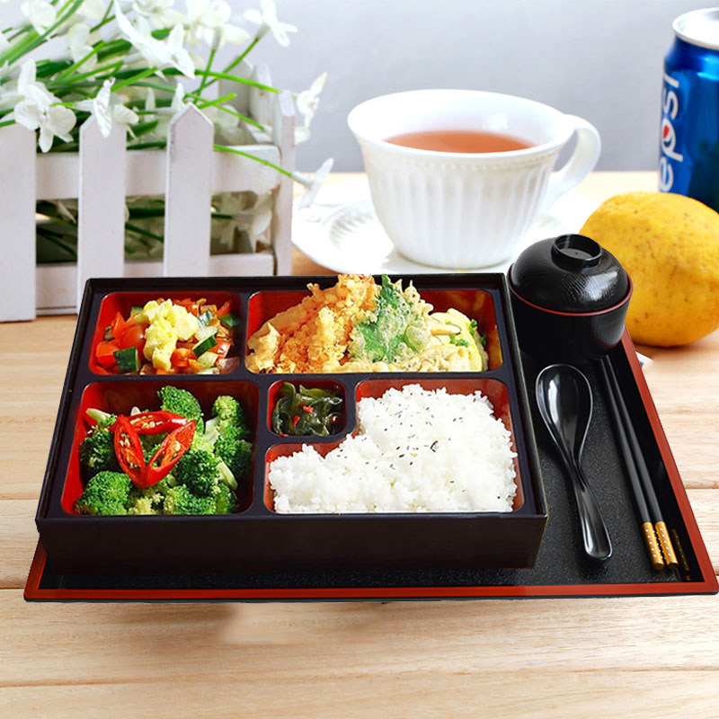 餐厅配套餐盒 日式料理餐厅餐具 整套餐盒 托盘配套