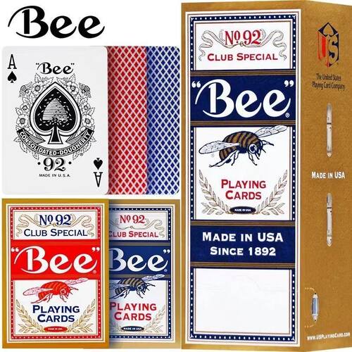 小蜜蜂纯进口黑心纸德州 花切 掼蛋NO.92比赛娱乐专用