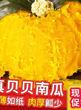 贝贝南瓜板栗小南瓜正宗板栗味婴儿辅食农家自种新鲜蔬菜粉糯香瓜