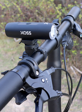 适用行者XOSS XL400灯座小钢炮自行车把安装前灯架正装配件转接口