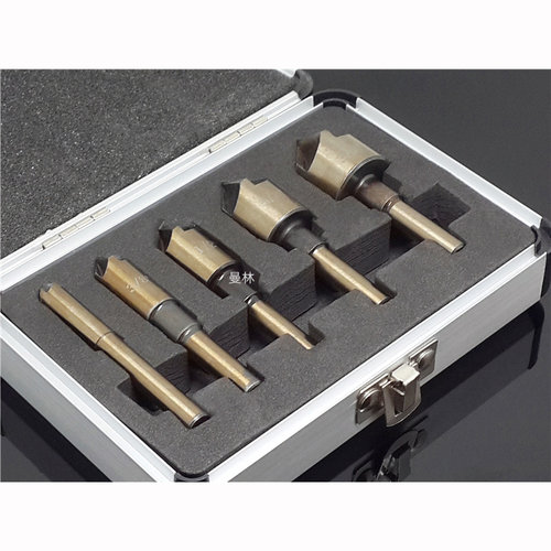 82°五刃倒角刀烤黄鍃钻英制扩孔