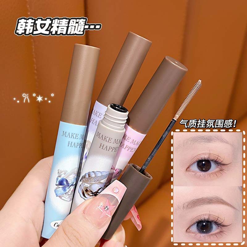 Cappuvini 原生绒雾染眉膏 防水防汗持久不脱色浅棕色自然野生眉