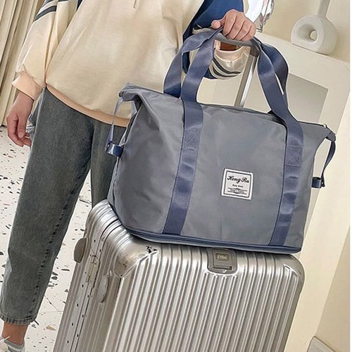 （多功能旅行包）大容量可套拉杆箱短途手提健身包出差行李袋子