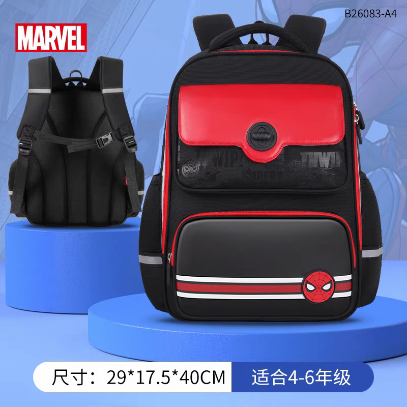 联众正品迪士尼小学生女孩男孩书包1-2-3-4年级多层护脊书包