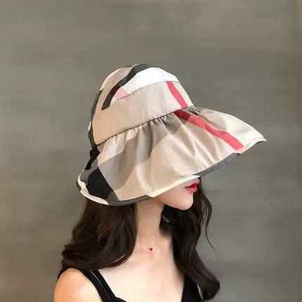 渔夫帽子女大檐户外可折叠潮流防帽子