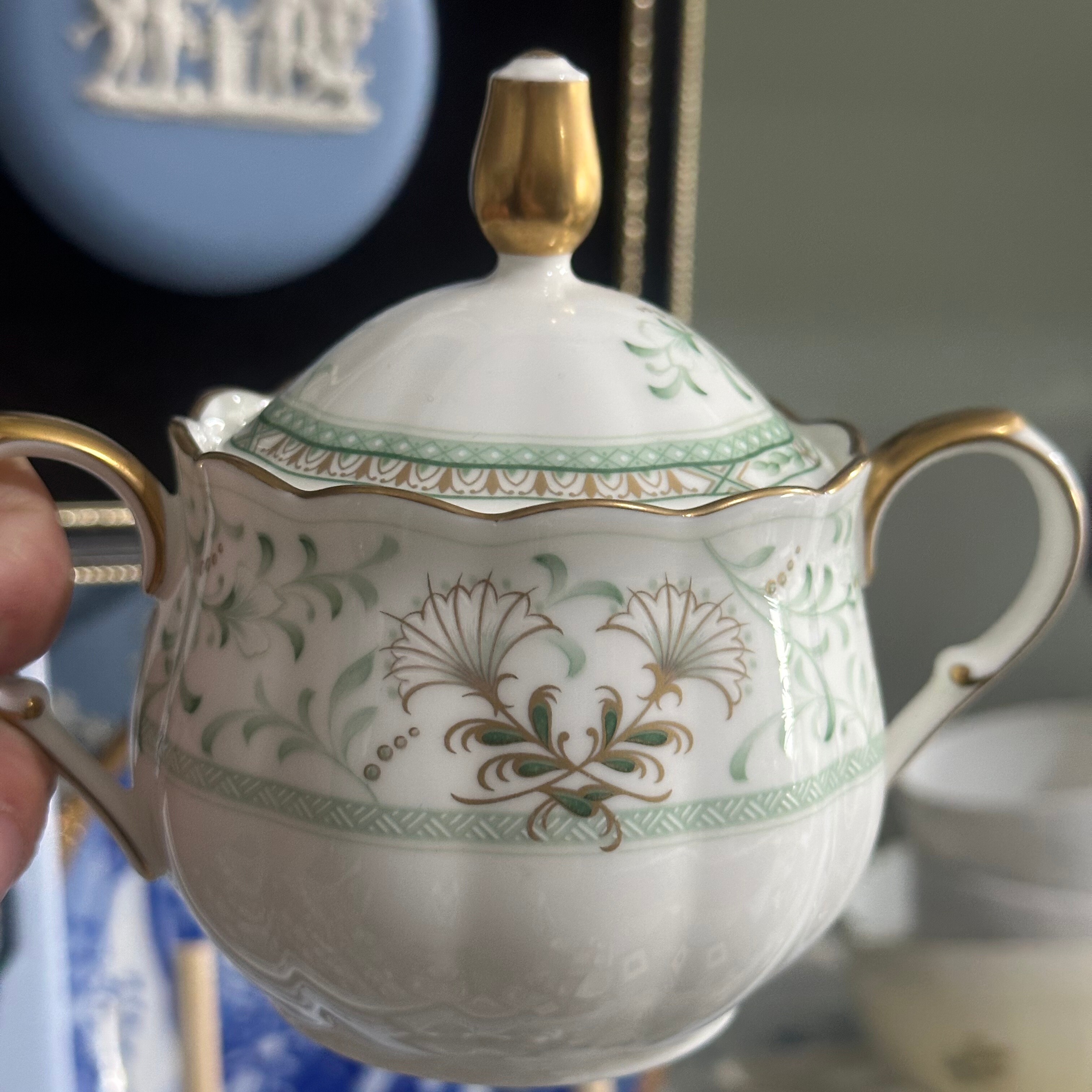 日本NARUMI鸣海骨瓷咖啡杯套装