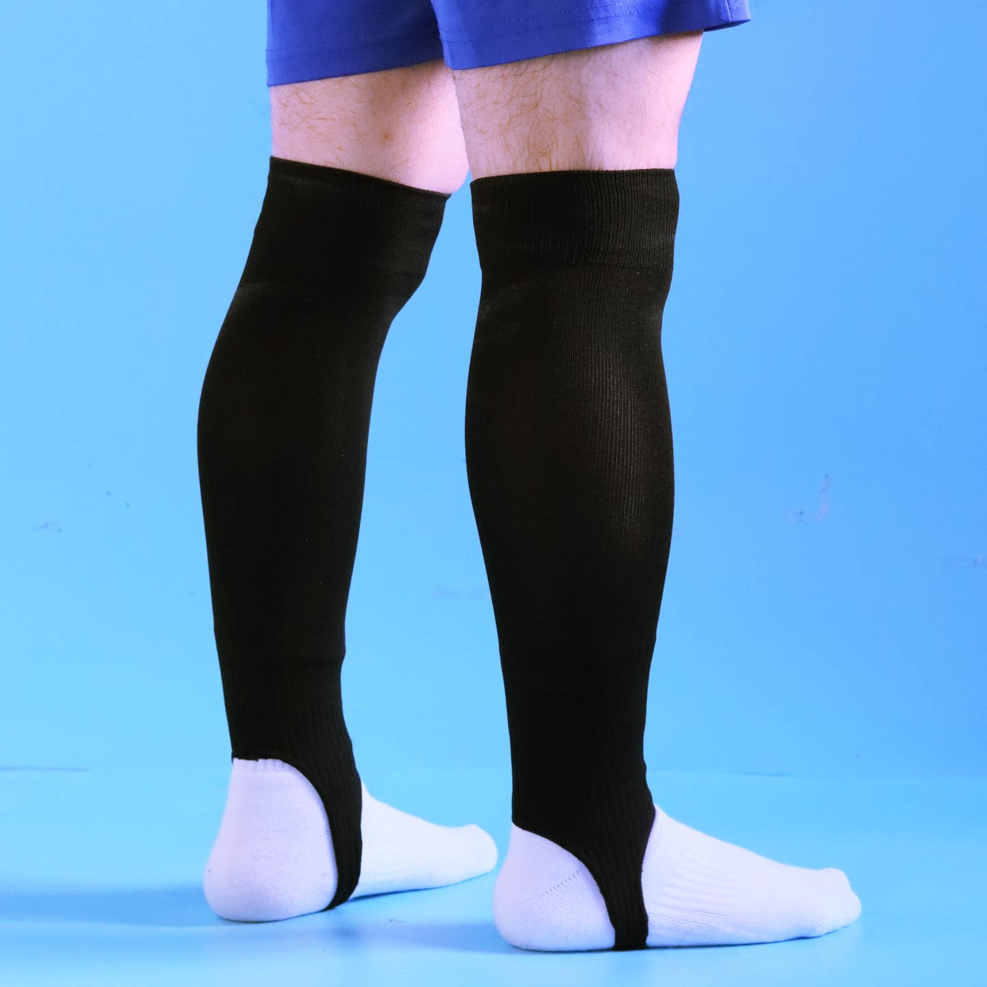 四季男女户外运动踩脚袜套加长护腿护膝保护腿套瑜伽长袜打球袜