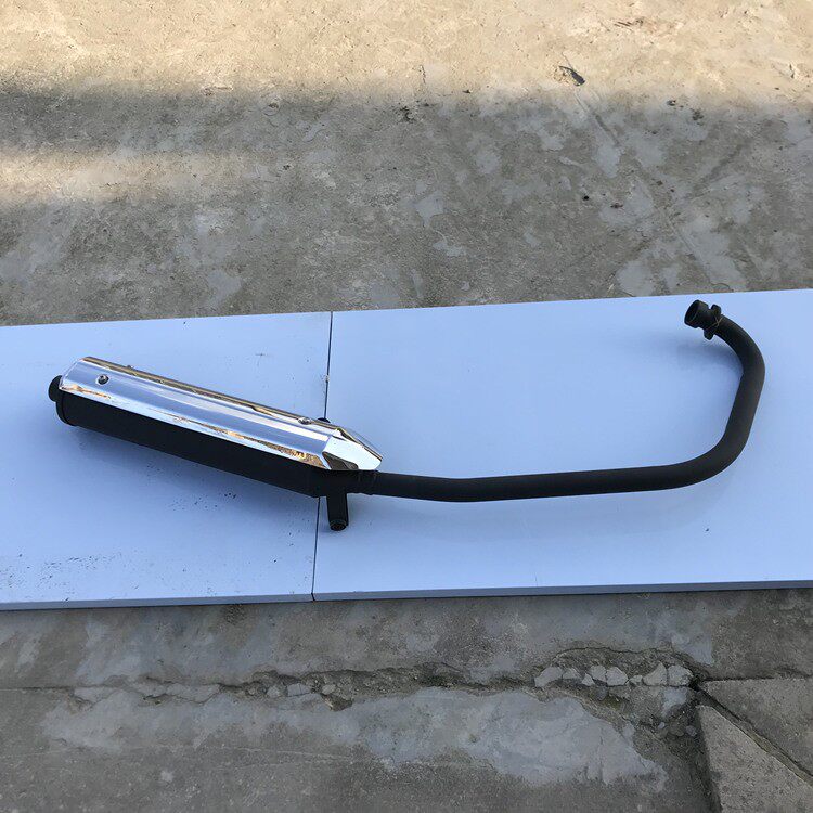 适用雅马哈雷霆劲豹SRV150 SRZ150 JYM150-A-B改装排气管消声器