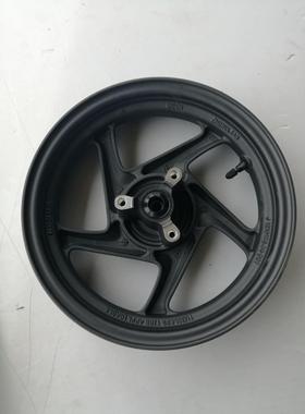 适用新大洲本田飞梦SDH125T-23-23B-32前钢圈轮毂铝轮黑色碟刹