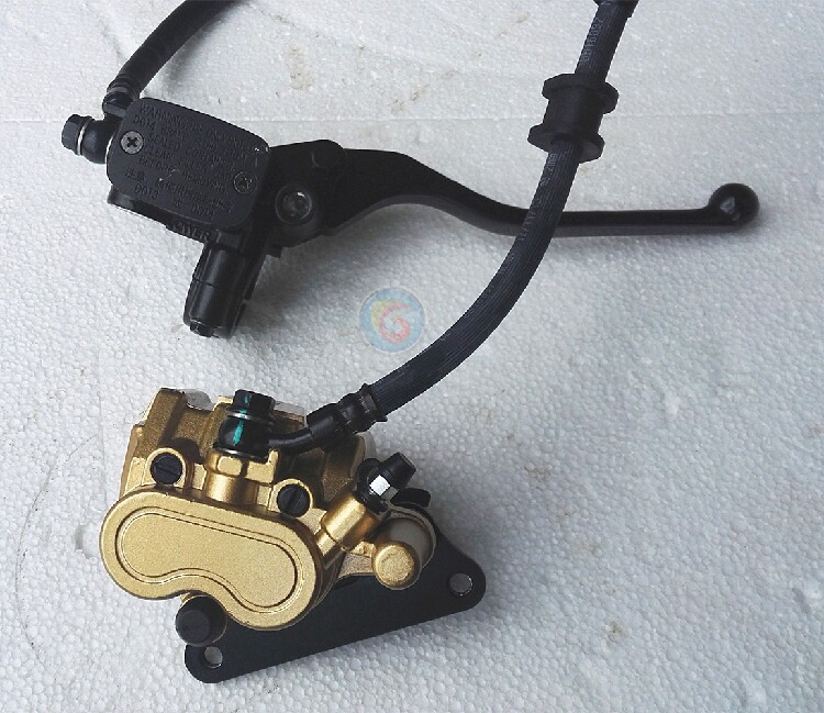 适用新大洲本田CBF190R SDH175-6前刹车上泵下泵卡钳带前刹车片