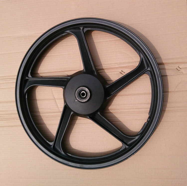适用新大洲本田SDH125-51/51A前钢圈小战鹰CBF125前车轮轮毂鼓刹
