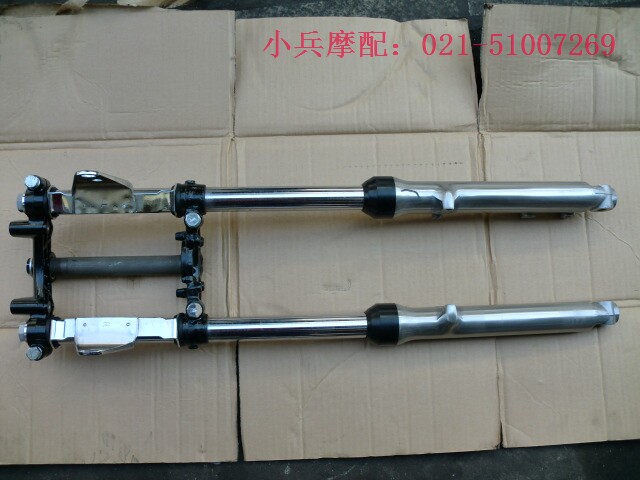 适用铃木摩托车小太子GN125 GN125H HJ125-8 前减震器连方向柱