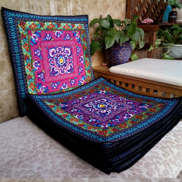 云南民族风茶馆圈椅记忆棉坐垫