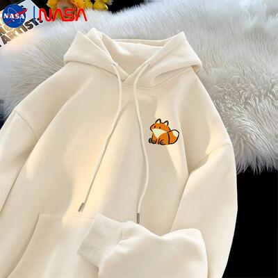 NASA联名日系潮牌狐狸连帽卫衣冬