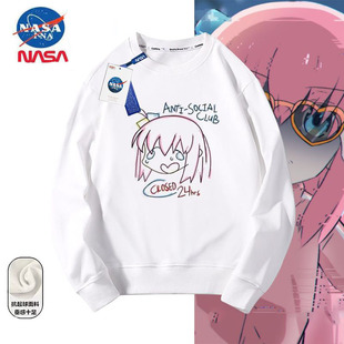 NASA动漫孤独摇滚圆领卫衣男女二次元cos波奇酱学生上衣潮牌加绒