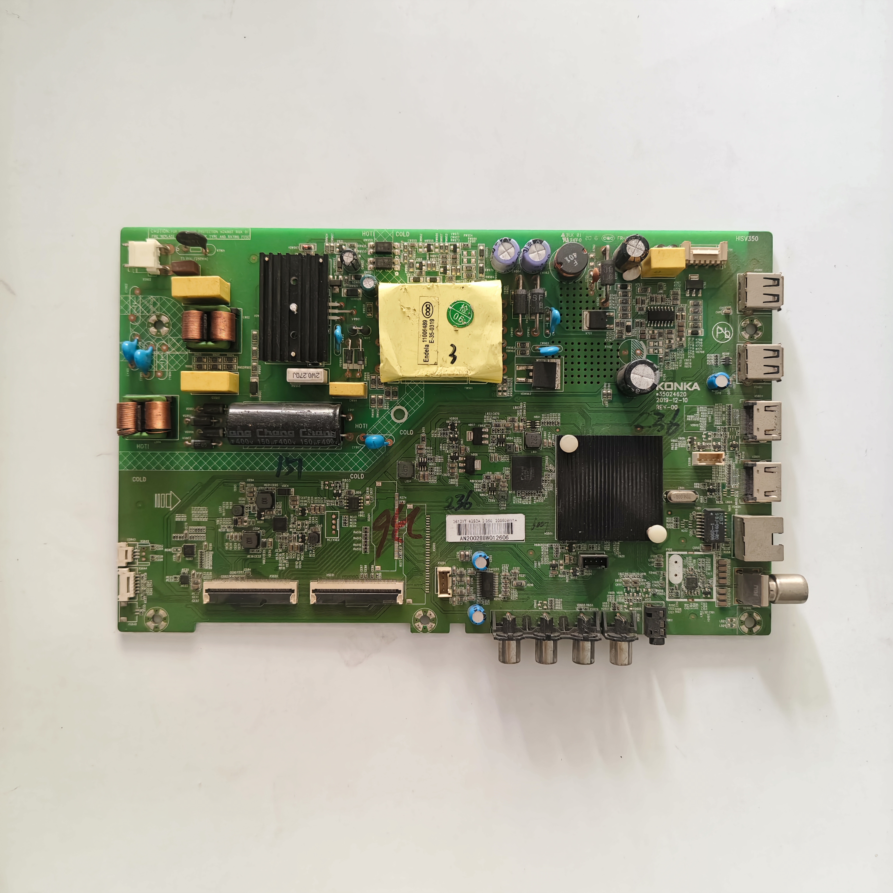 43寸康佳液晶电视机LED43K1000A 43S2A主板电源板35024620电路板