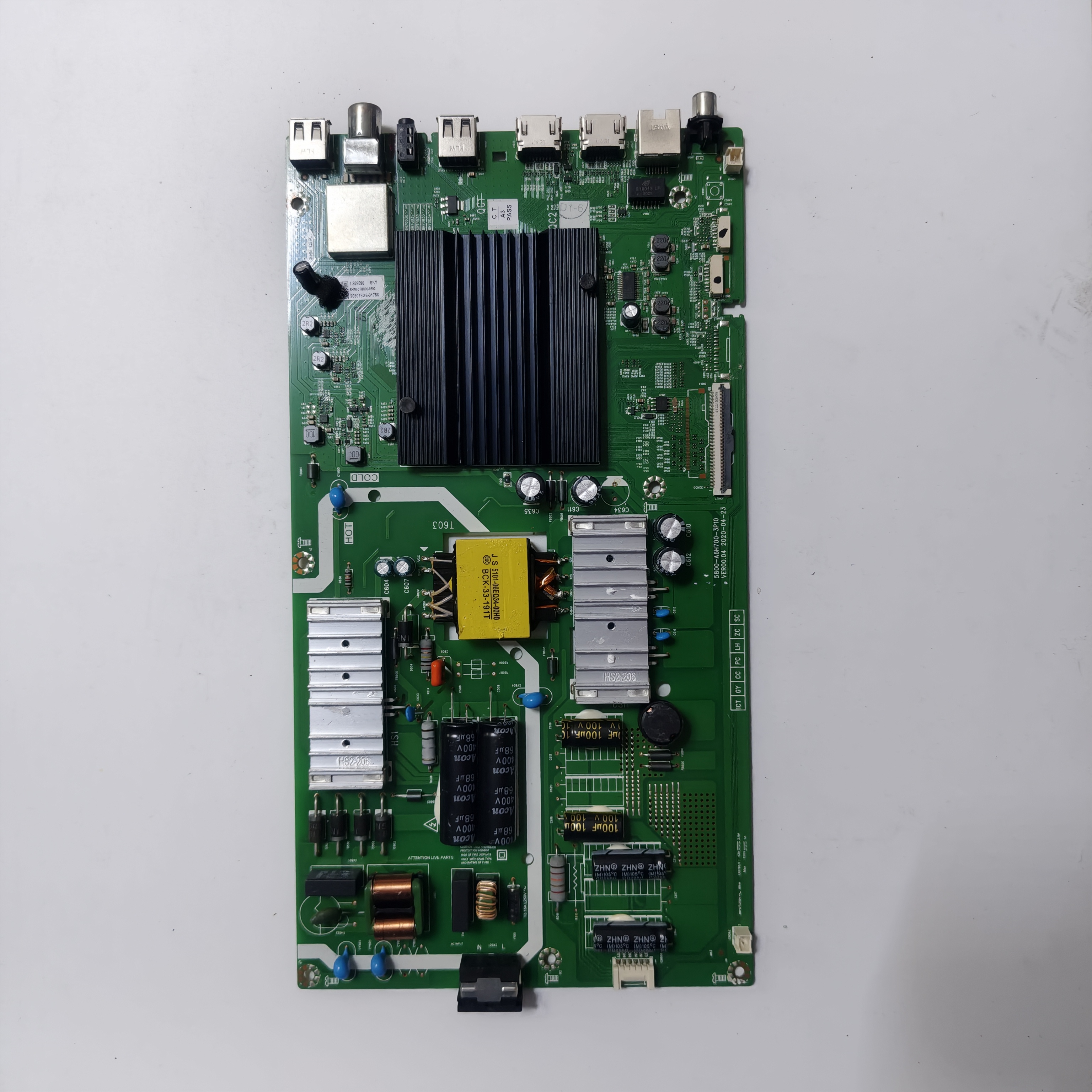 55寸创维液晶电视55M9S/M2三合一主板5800-A6H700-3P10电路板配件