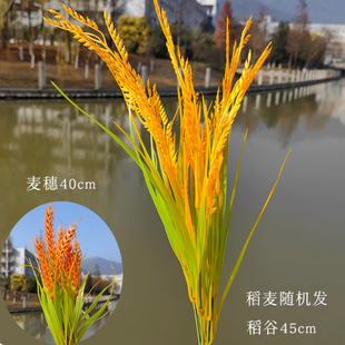 农作物工具镰刀背篓簸箕扁担背篓麦穗竹编制品竹制品丰收表演道具