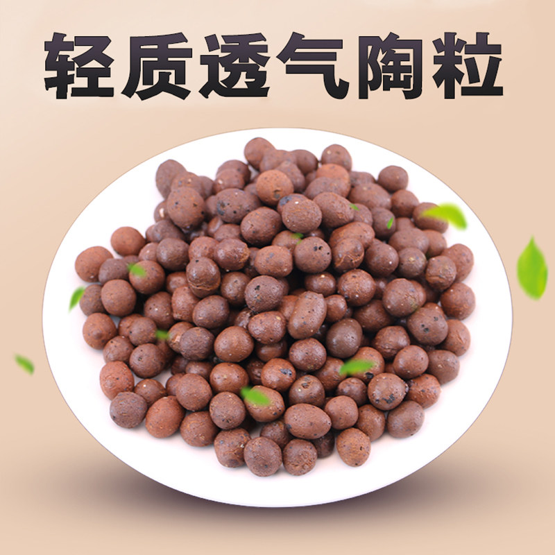 花盆里水草种花鱼缸多肉陶粒花用垫底陶粒鱼缸养花铺面土水培植物
