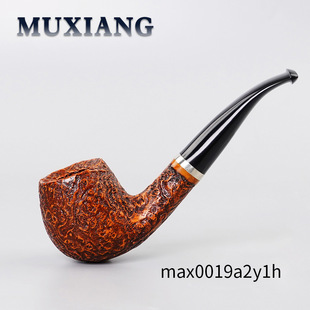 OLD FOX-老狐狸大号苹果式烟斗实木烟具硫化橡胶烟嘴石楠木烟斗