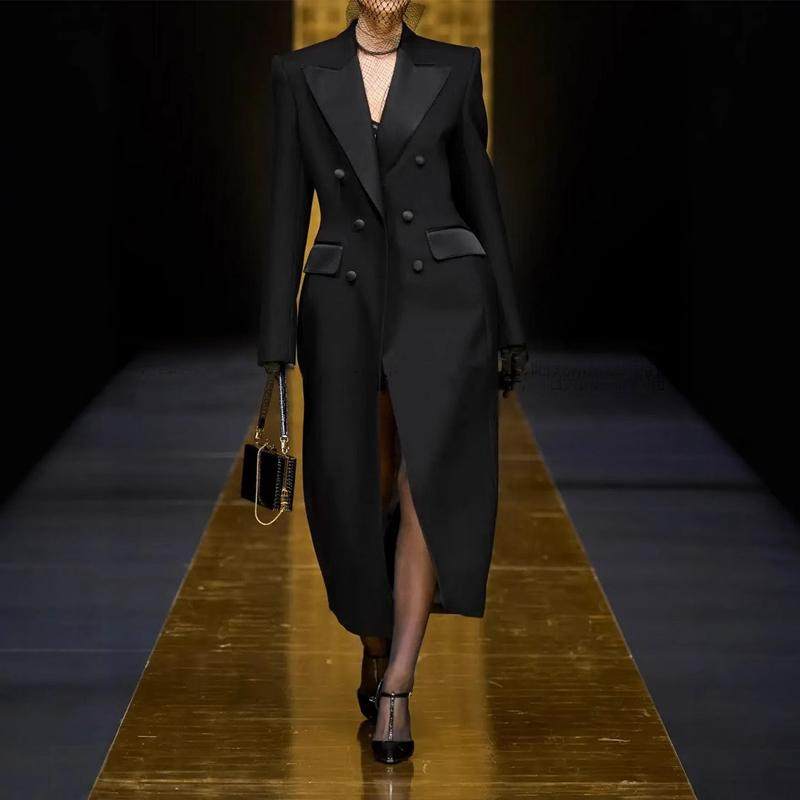 欧美风高端气质修身显瘦风衣女中长款时尚洋气百搭休闲外套上衣潮,女装/女士精品,风衣,淘宝优惠券,粉丝福利购,淘宝优惠卷