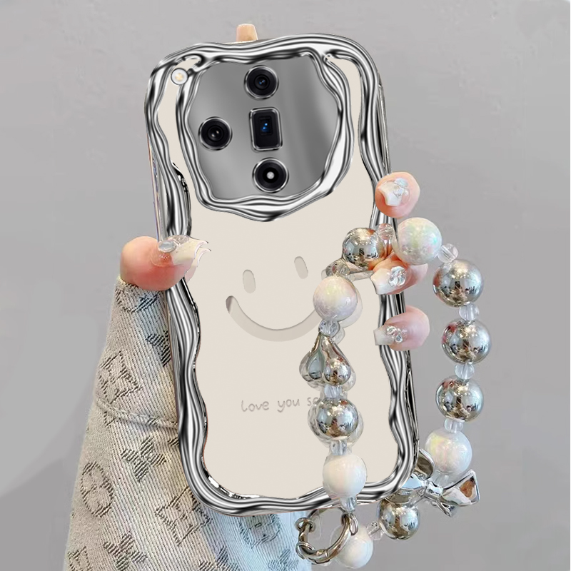 适用OPPOFindX7手机壳findX9/X9pro电镀奶油壳Find X5/X6保护套X8Splus/X7Ultra小众风oppoK7X/K9pro手机壳