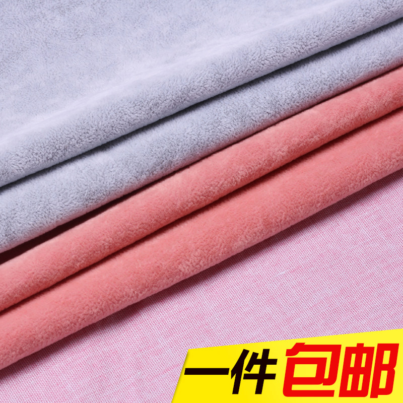 加厚绒布冰花植绒飘窗垫布料纯色高档抱枕柜台沙发套布料面料定做,居家布艺,海绵垫/布料/面料/手工diy,淘宝优惠券,粉丝福利购,淘宝优惠卷