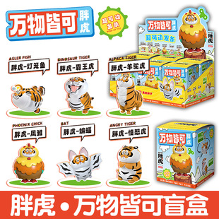 我不是胖虎万物皆可发条拉拉乐盲盒男女孩潮玩手办摆件玩具礼物