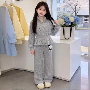 女童春装2026新款套装初中生女孩春季运动niu系外套衣服韩系穿搭